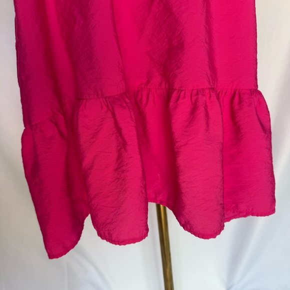 Nine West Baby Doll Mini Dress Hot Pink XL - Picture 3 of 10